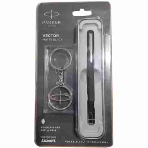 Parker vector Matte Black Fp Gt + Key Chain