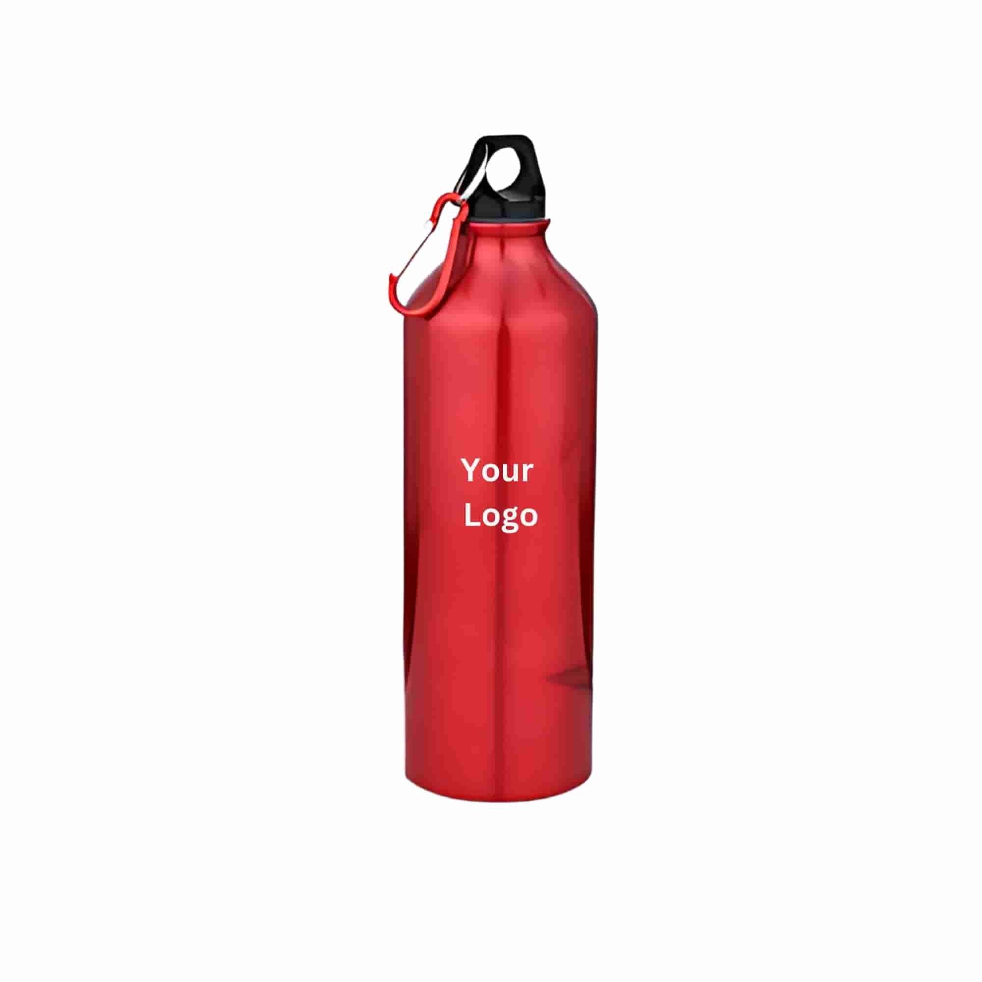 Red Aluminium Bottle