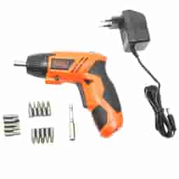 Black + Decker 4.8V Cordless Ni Cordless Screwdriver Set