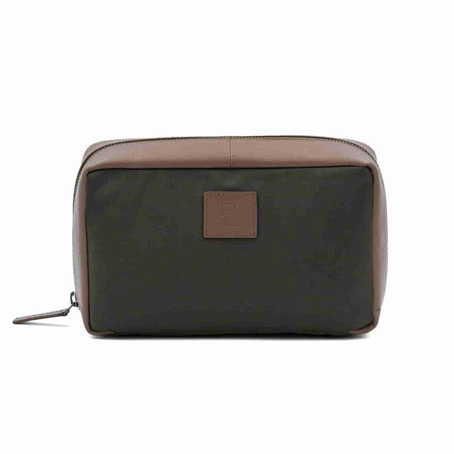 Leather Chef Tech Pouch Olive