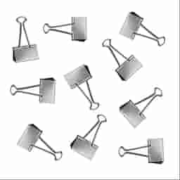 Music 555 51mm Silver Binder Clip | Strong and Durable Clips