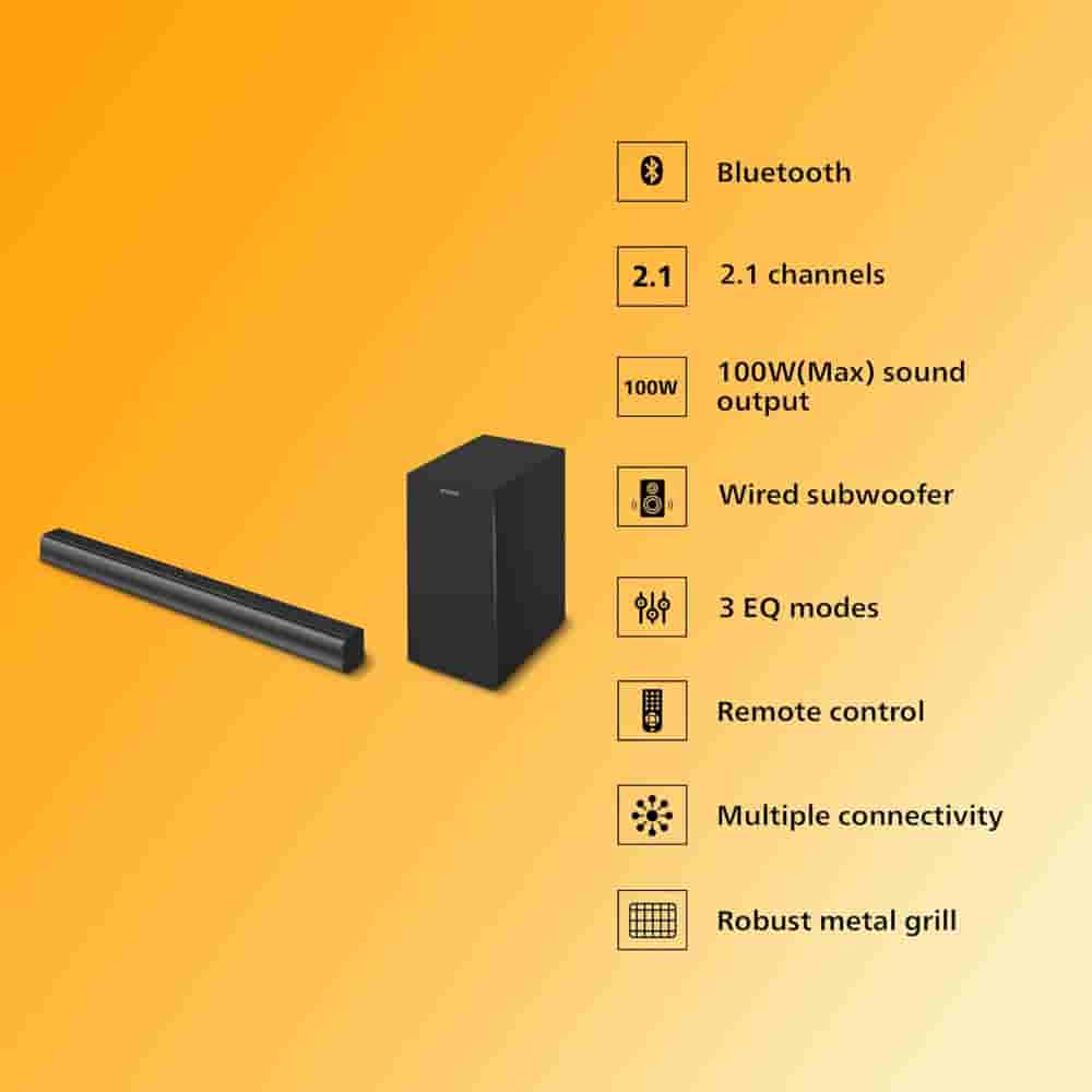 100W 2.1 Channel Soundbar TAB4329