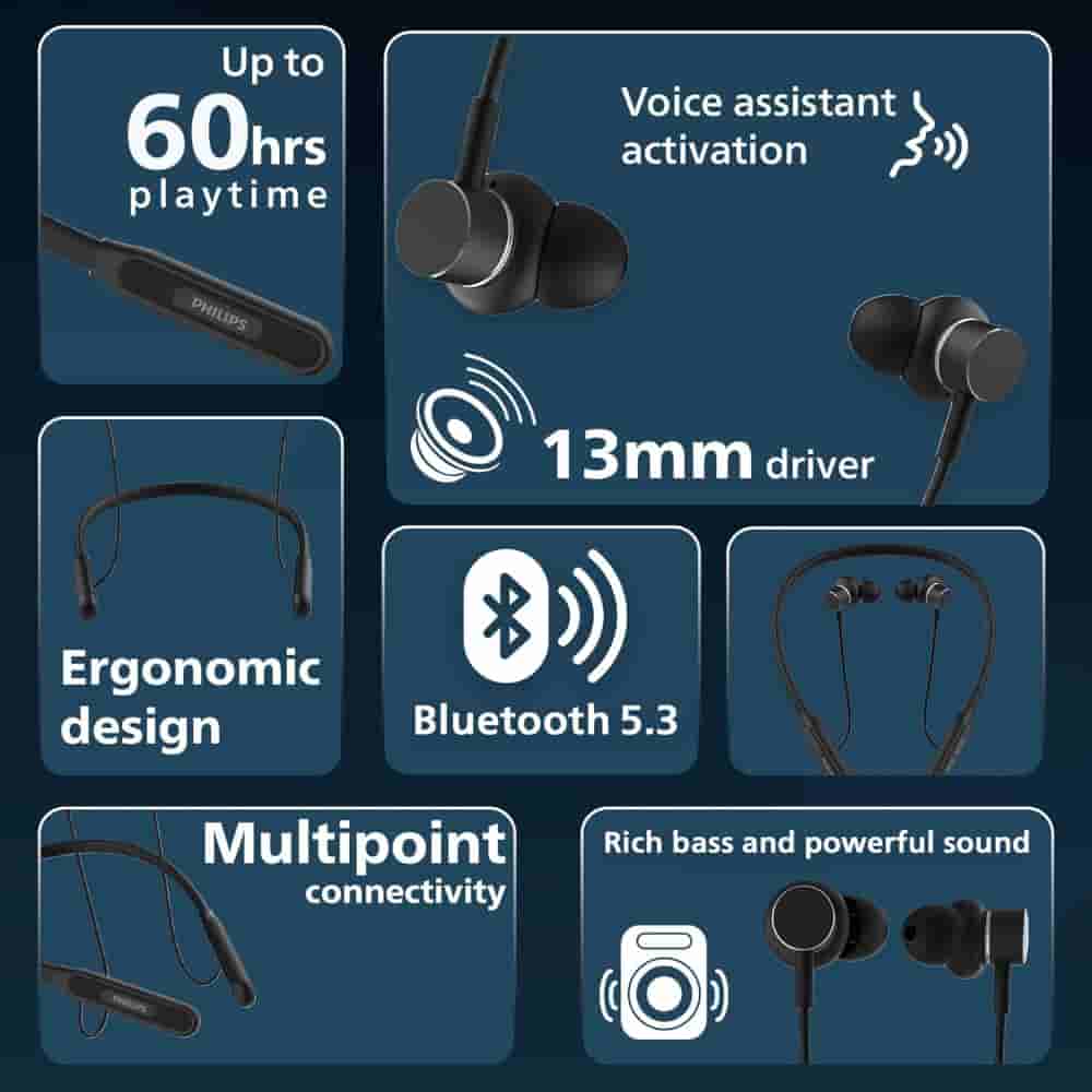 Bluetooth Neckband Headset TAN1150BK