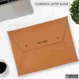 Backbencher Tbbls02_Tan Cambridge Laptop Sleeve