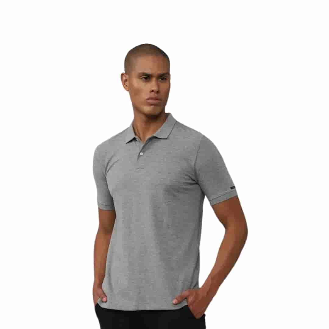 Van Heusen Grey T-Shirt - Casual and Comfortable