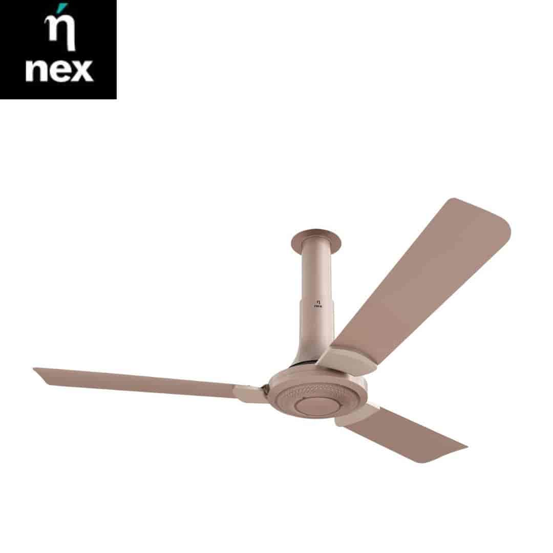 Nex Glyde A40 1200mm Ceiling Fans For Home|20% Higher Air Thrust|51W PeakTorq� Motor|(Blush)