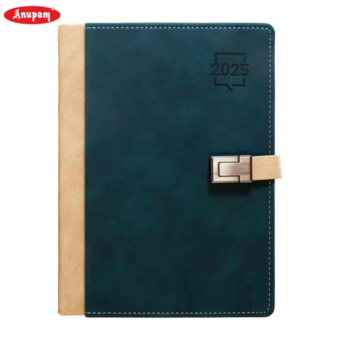 Anupam Fly Diary 2025 A5 (80 GSM) Teal