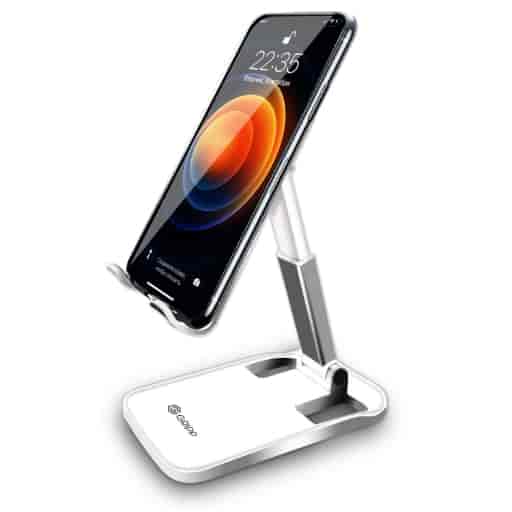 Gripp Magic Stand For All Mobile Phones Devices (White/Grey)