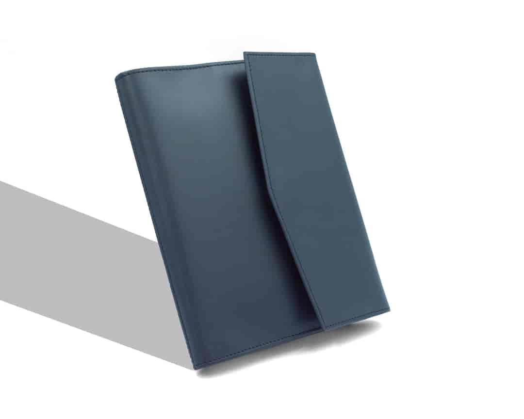 Leather Chef Executive Leather Diary Midnight Blue