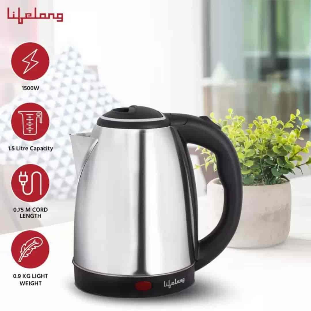 Lifelong LLEK60 Electric Kettle  (1.5 L, Silver)