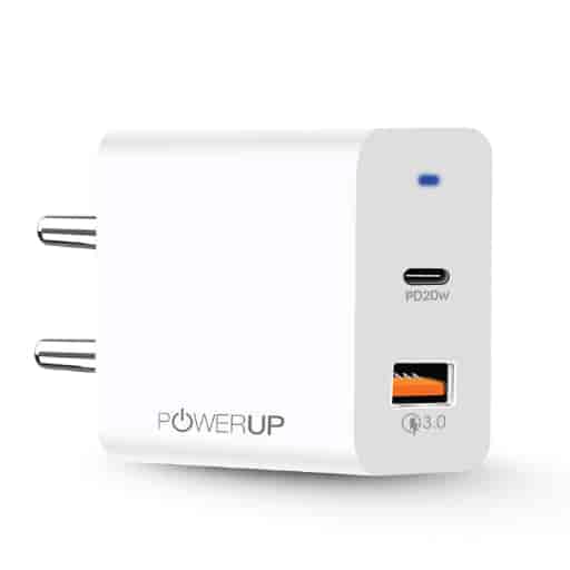 Powerup Combo Set (Powerup 20W Adaptor + Fuel Box 4IN1 Cable)