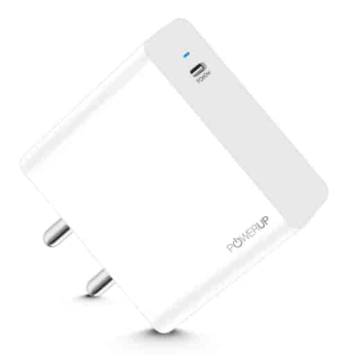 Powerup Turbo 60W Type-C Wall Charger (White)