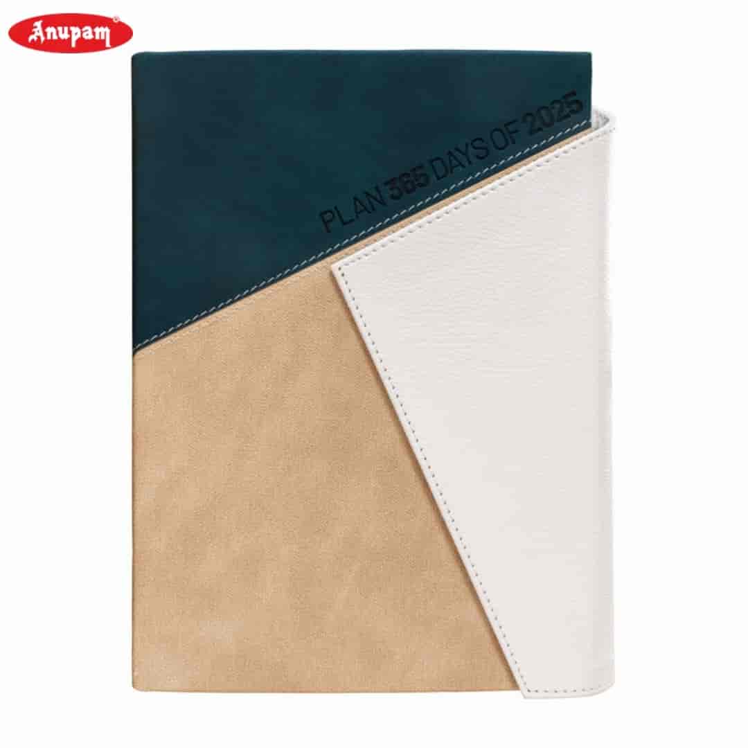 Anupam Slant Diary 2025 B5 (80 GSM) Beige