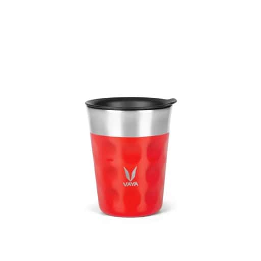 Vaya Stainless Steel Pop Cup without Hole - Scarlet Sun