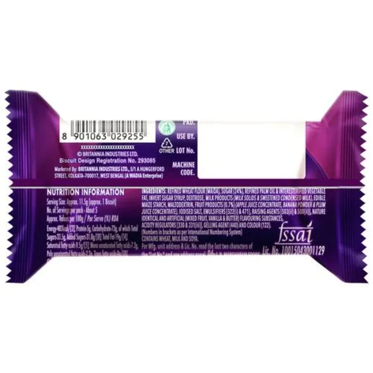Britannia Jimjam Cream Biscuits 57 g