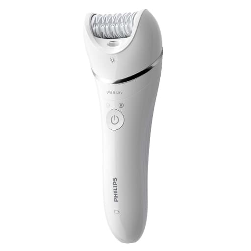 Philips BRE710 Rechargeable Cordless Epilator (White)