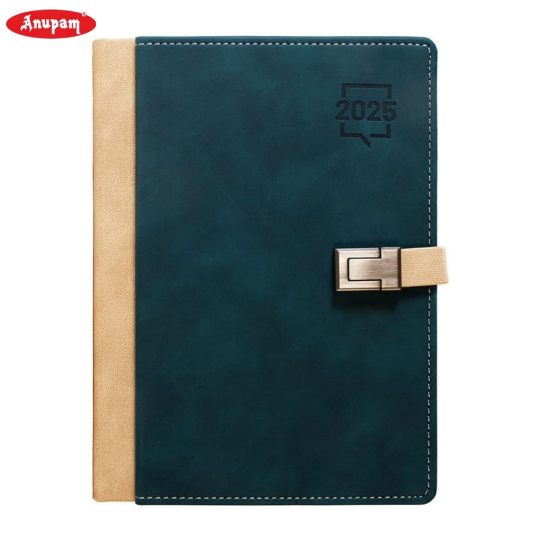 Anupam Fly Diary 2025 A5 (80 GSM) Teal