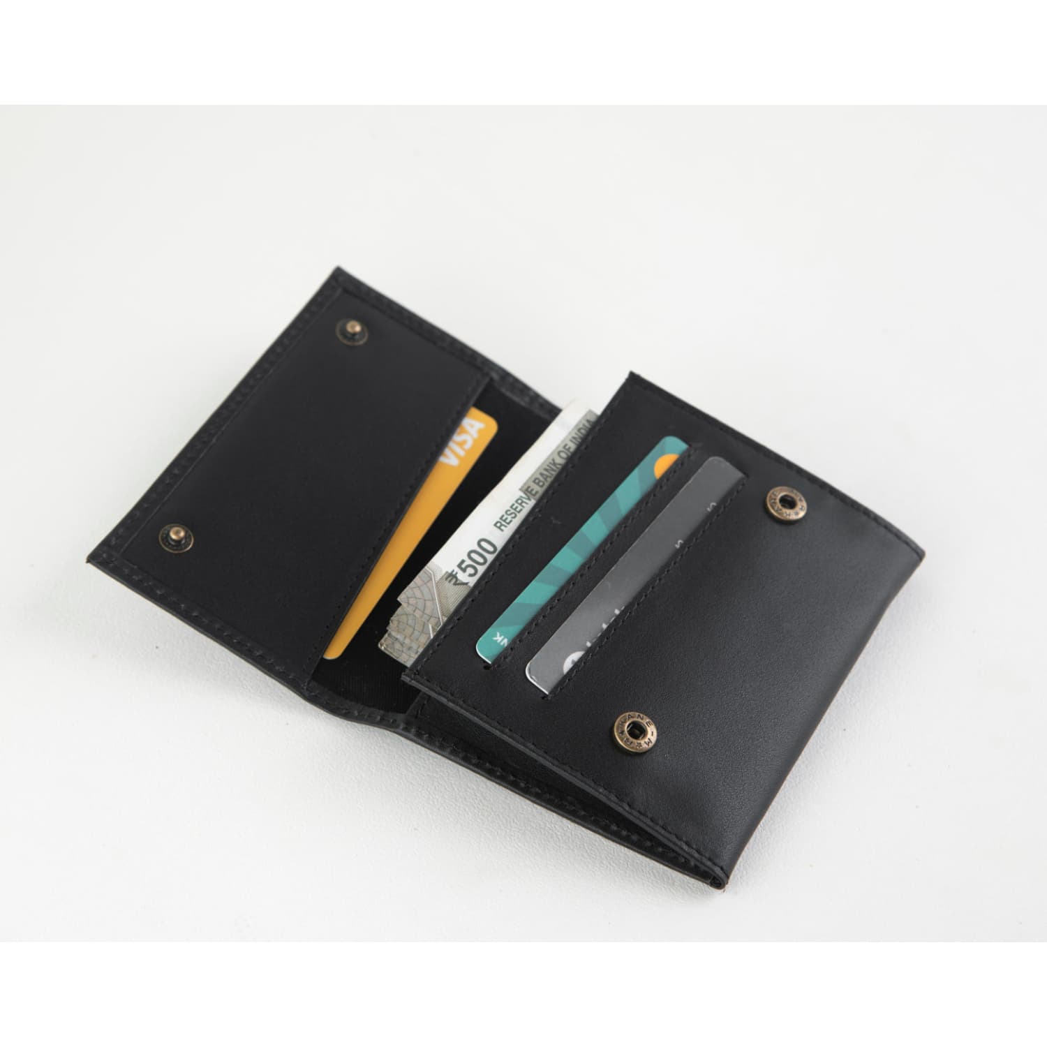 Leather Chef Discovery Wallet Black