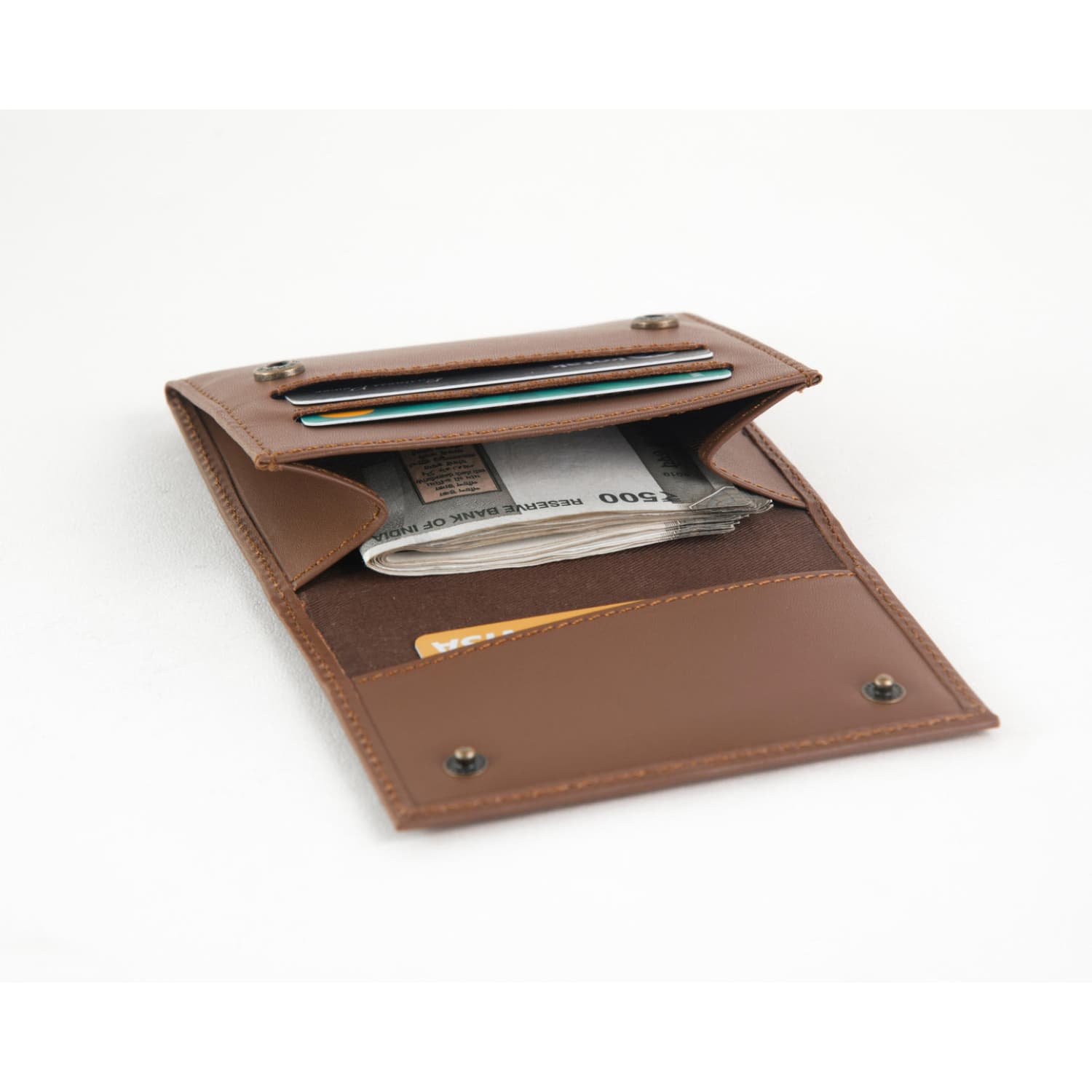 Leather Chef Discovery Wallet Tan