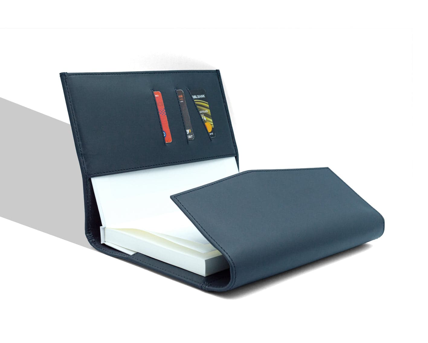 Leather Chef Executive Leather Diary Midnight Blue