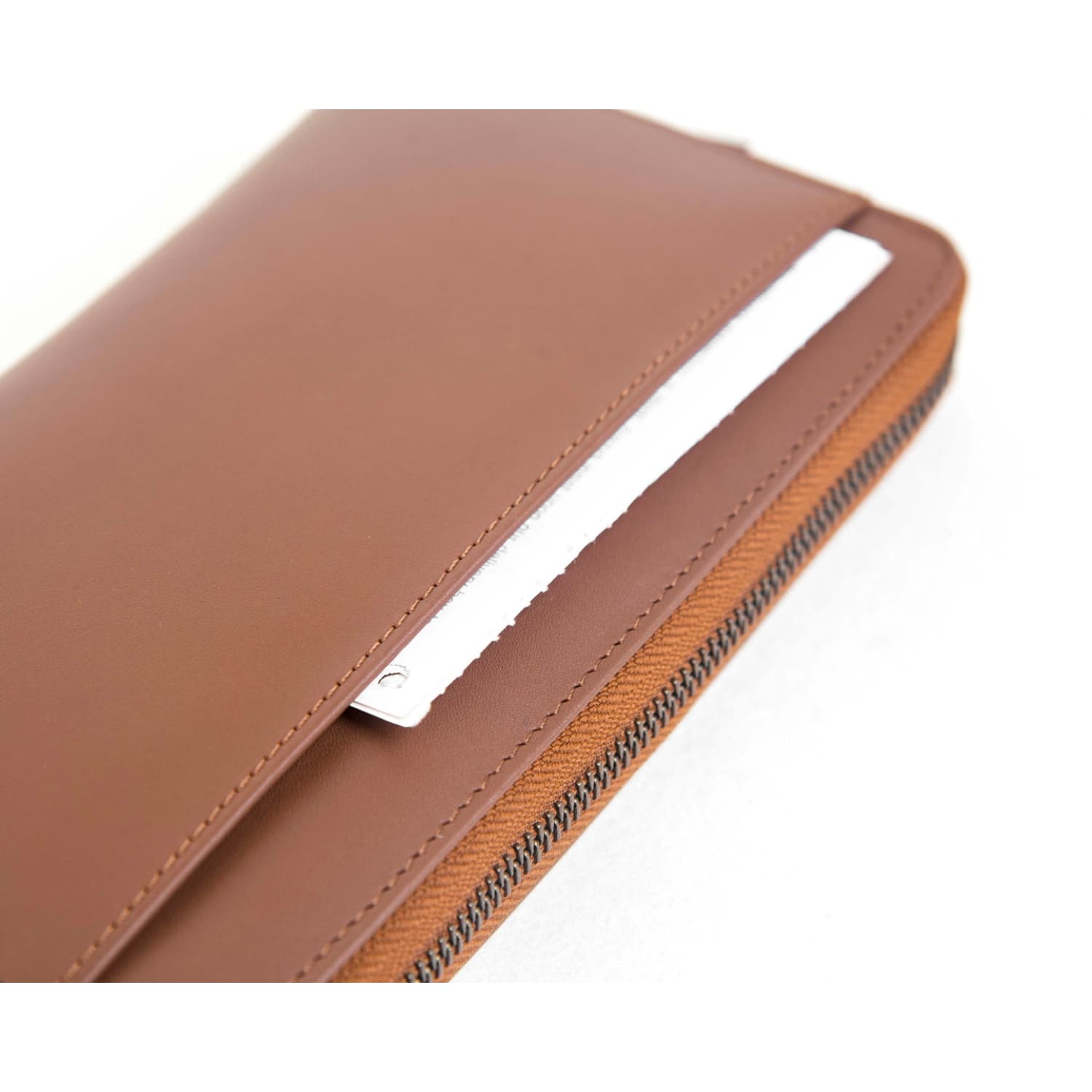 Leather Chef HUSTLE Ladies Clutch Tan