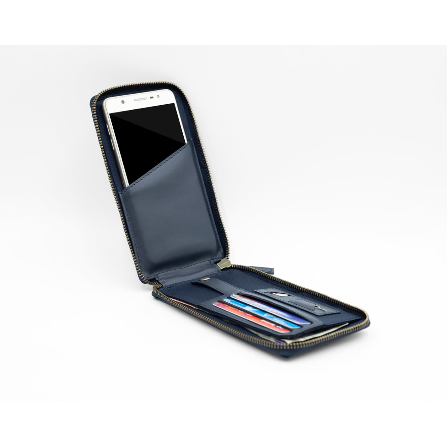 Leather Chef MOD Wallet Midnight Blue