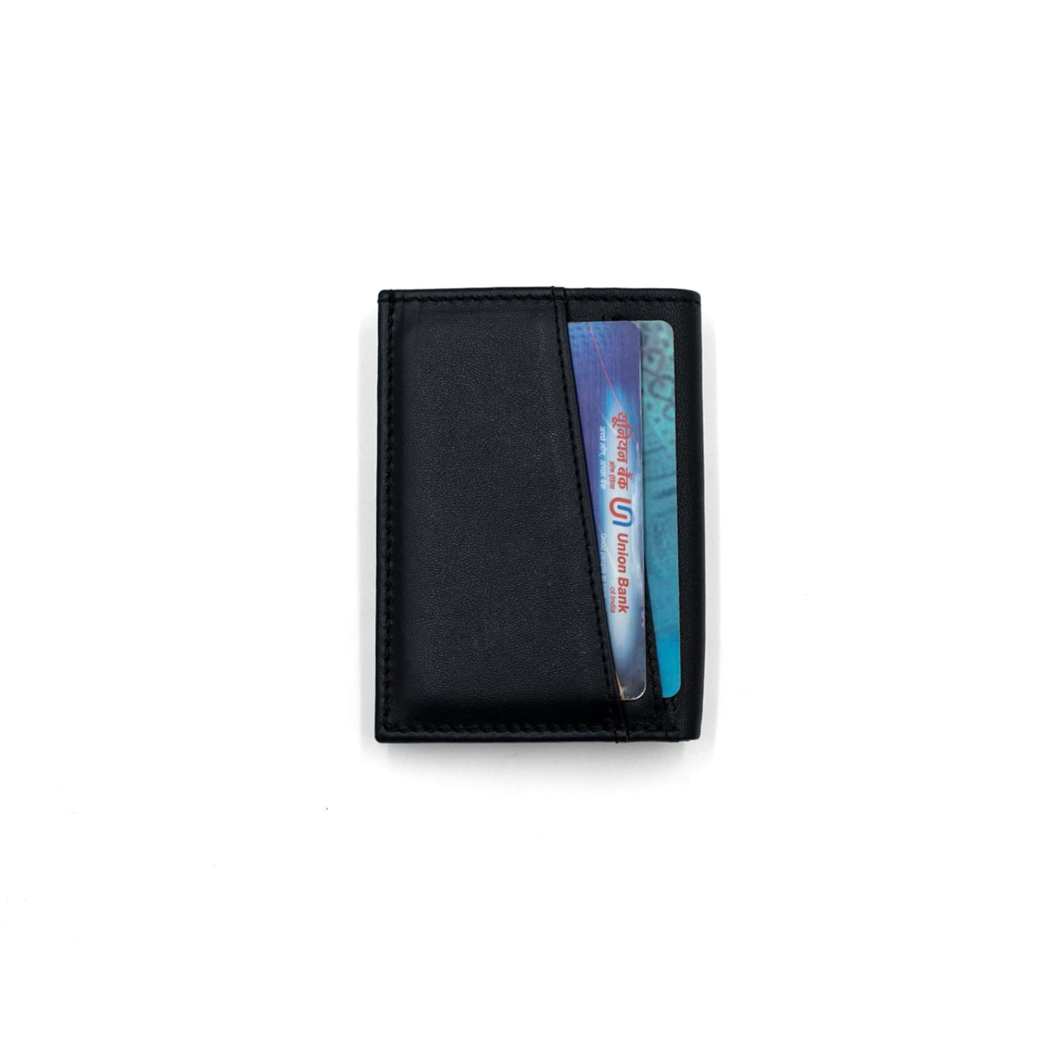 Leather Chef Mini Wallet Black