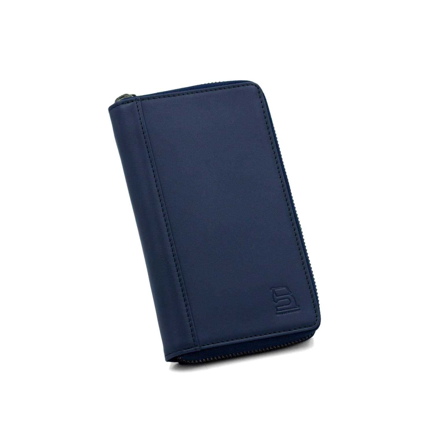 Leather Chef Noble Mobile Clutch Midnight Blue