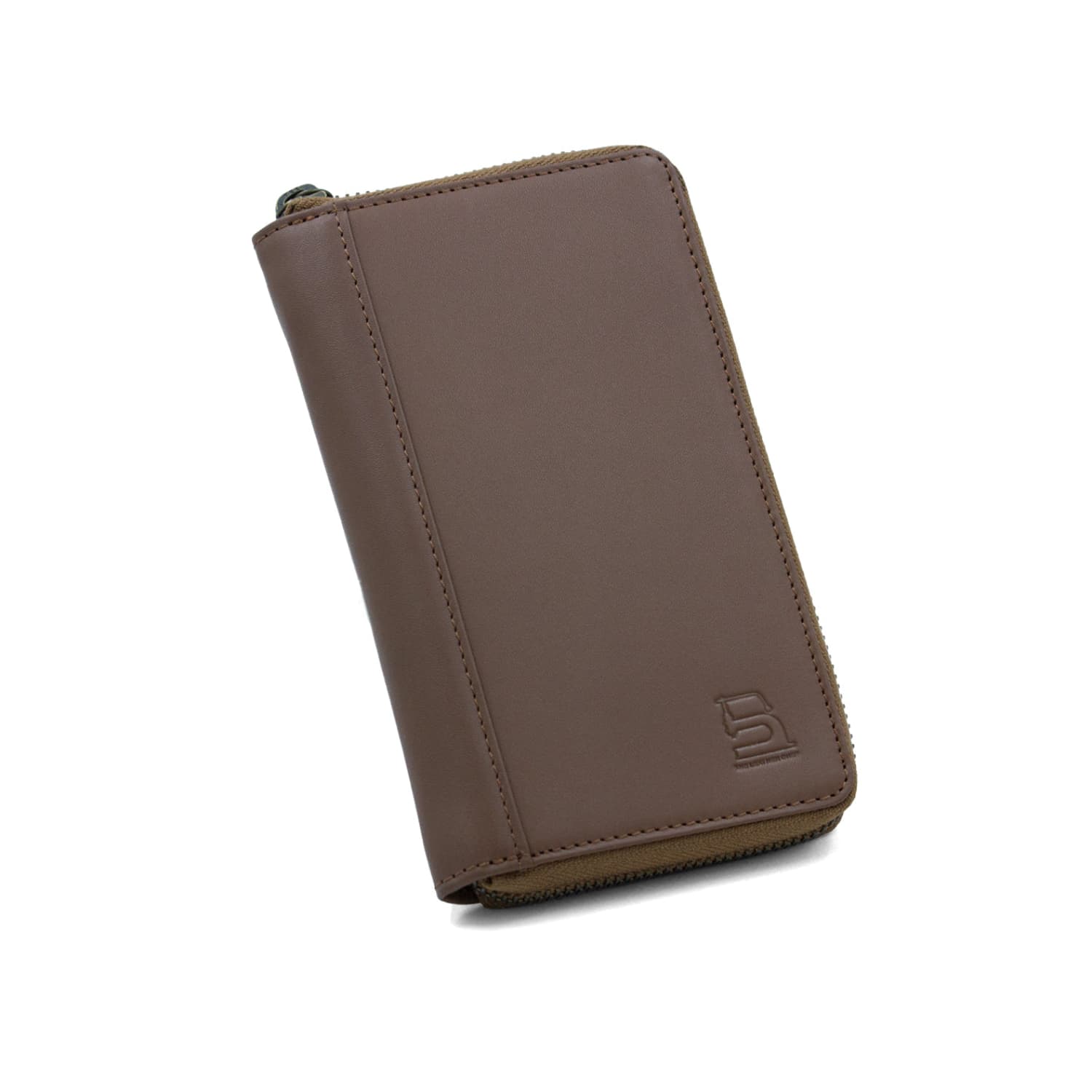 Leather Chef Noble Mobile Clutch Tan