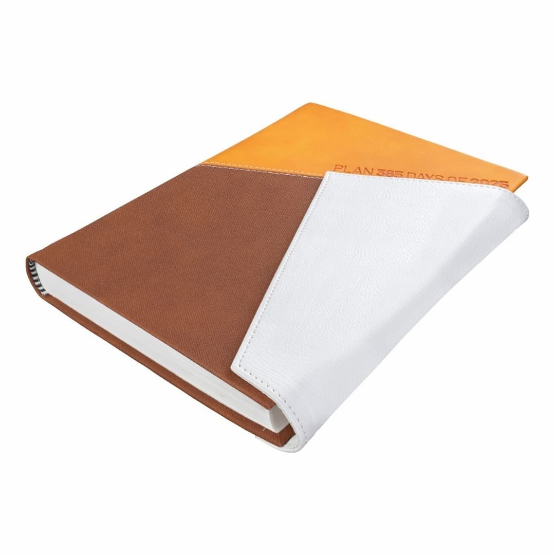 Anupam Slant Diary 2025 B5 (80 GSM) Tan