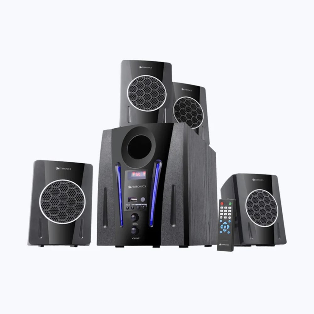 Zebronics 60W RMS 4.1 Speakers with remote