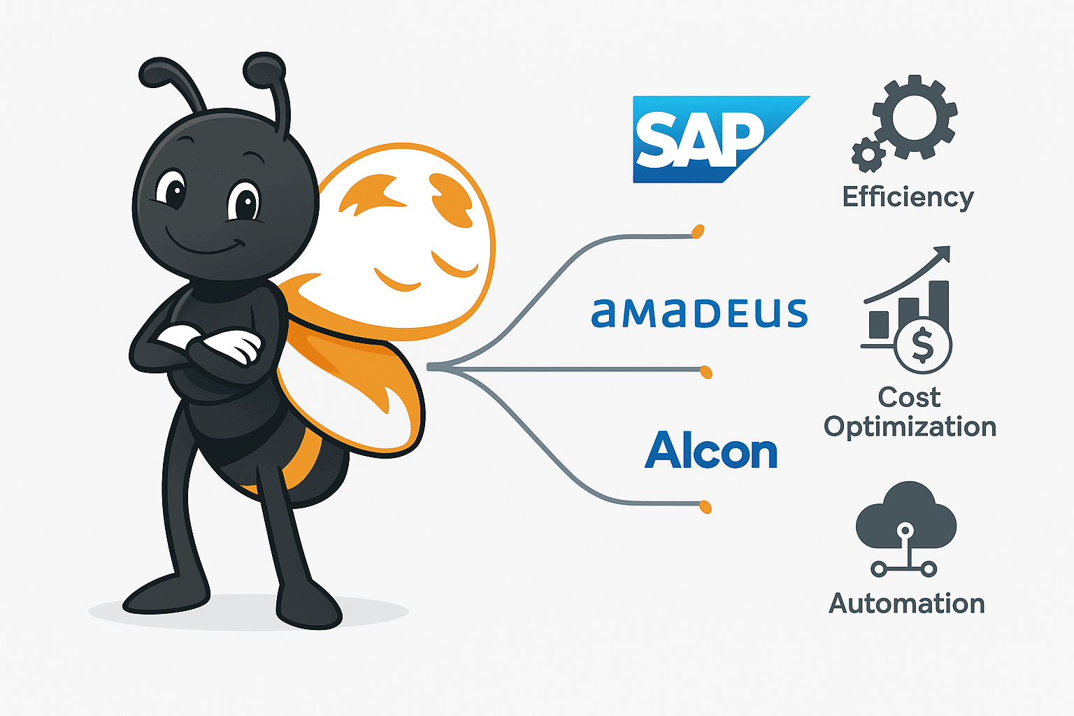 How Giants Like SAP, Amadeus & Alcon Scaled Procurement Using Ant Mascot