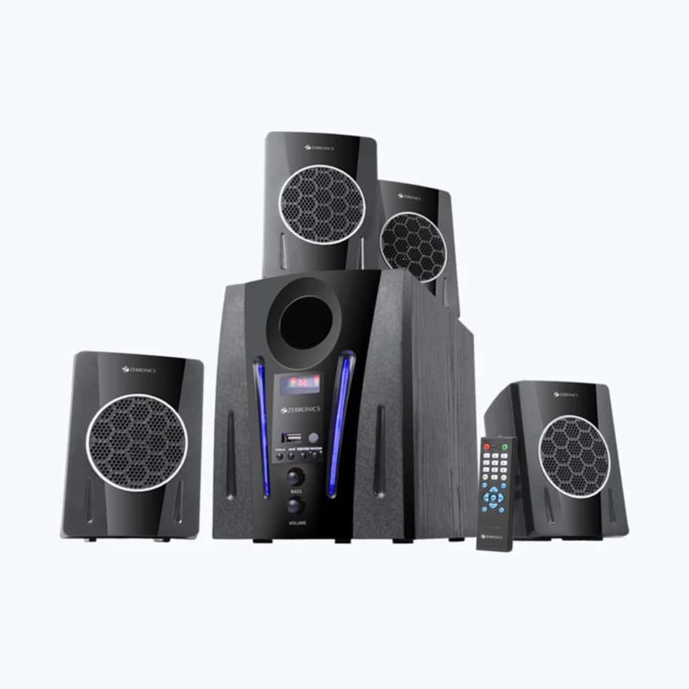 Zebronics 60W RMS 4.1 Speakers with remote