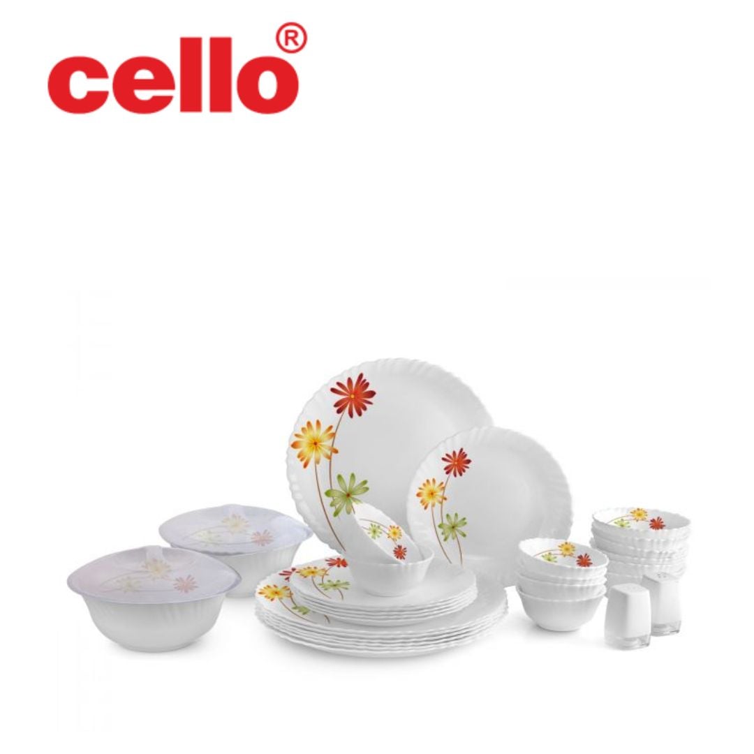 Cello Dazzle Dinner Set 31 Pcs - Margarita