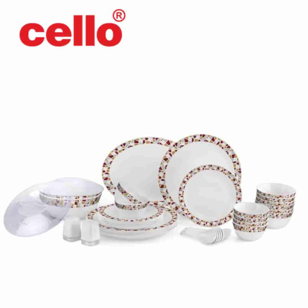 Eye-catching Design: Cello Zarah Ds 37 Pcs Dinner Set (Mosaic)