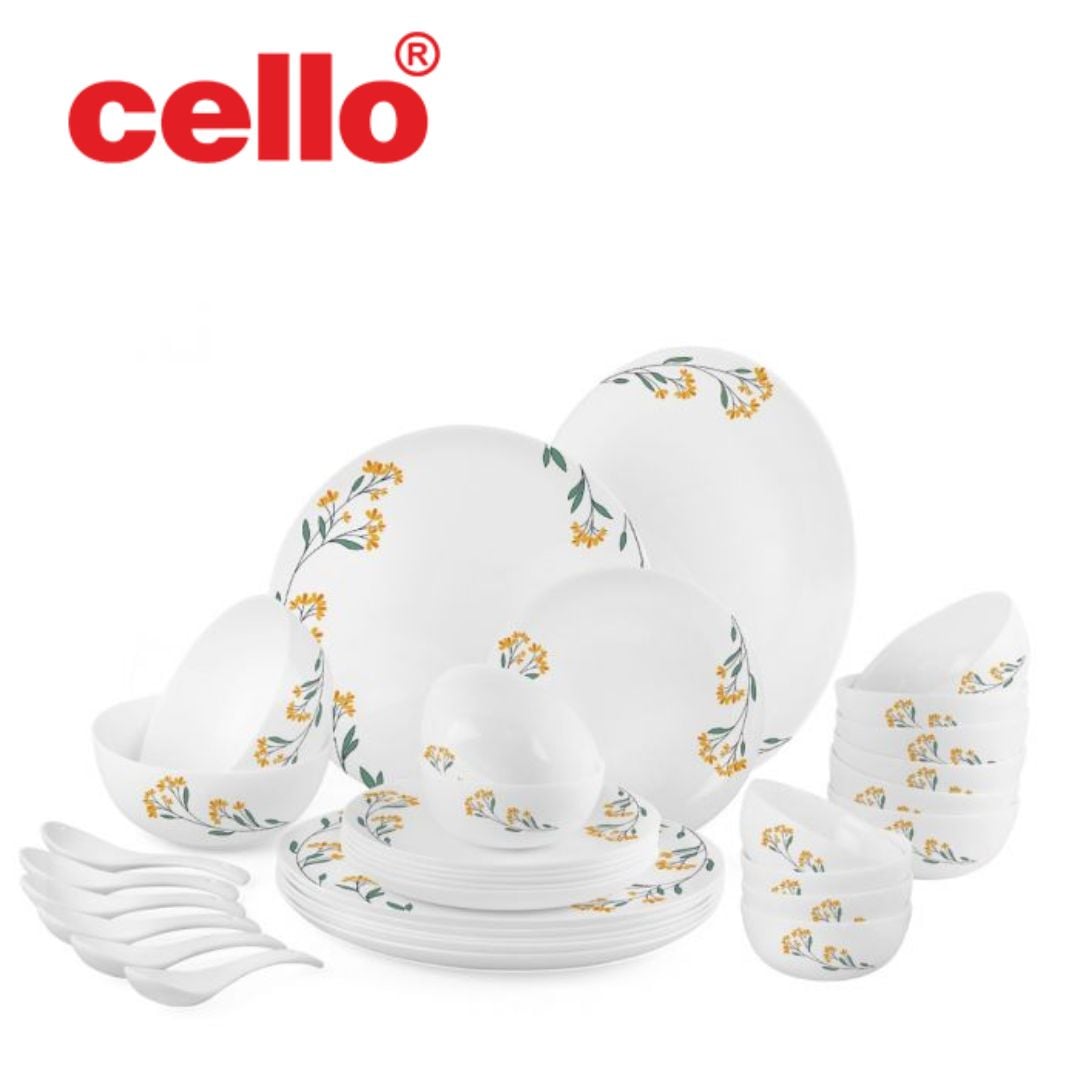 Sunny Style: Cello Royale Ds 33 Pcs Dinner Set (Yellow Blossom)