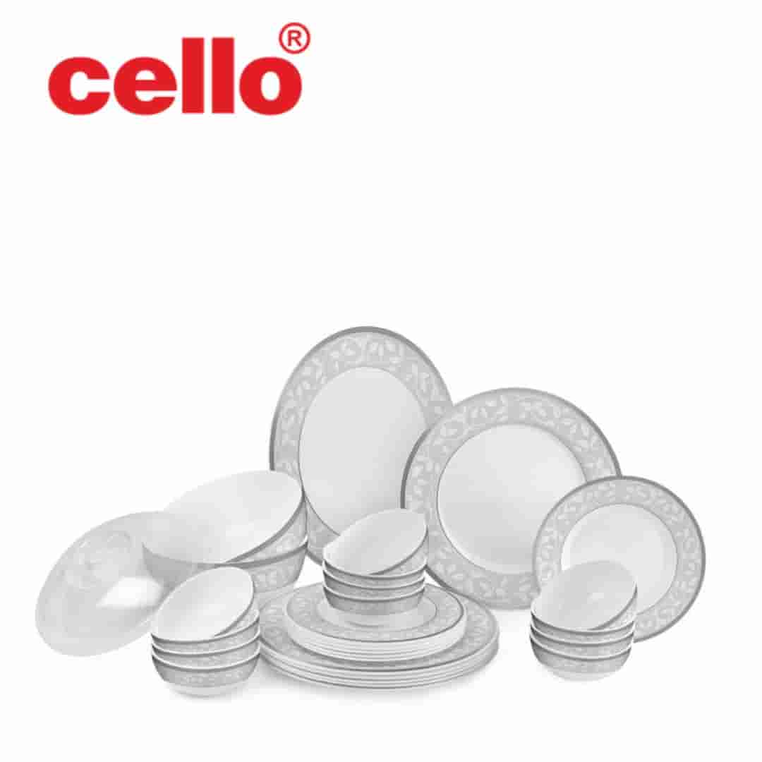 Everyday Essentials: Cello Ariana 29-Piece Dinner Set (Sterling Silver)