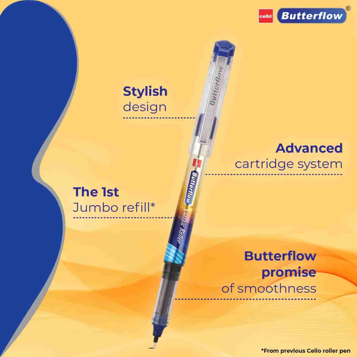 Cello ButterFlow Classic Roller Pen