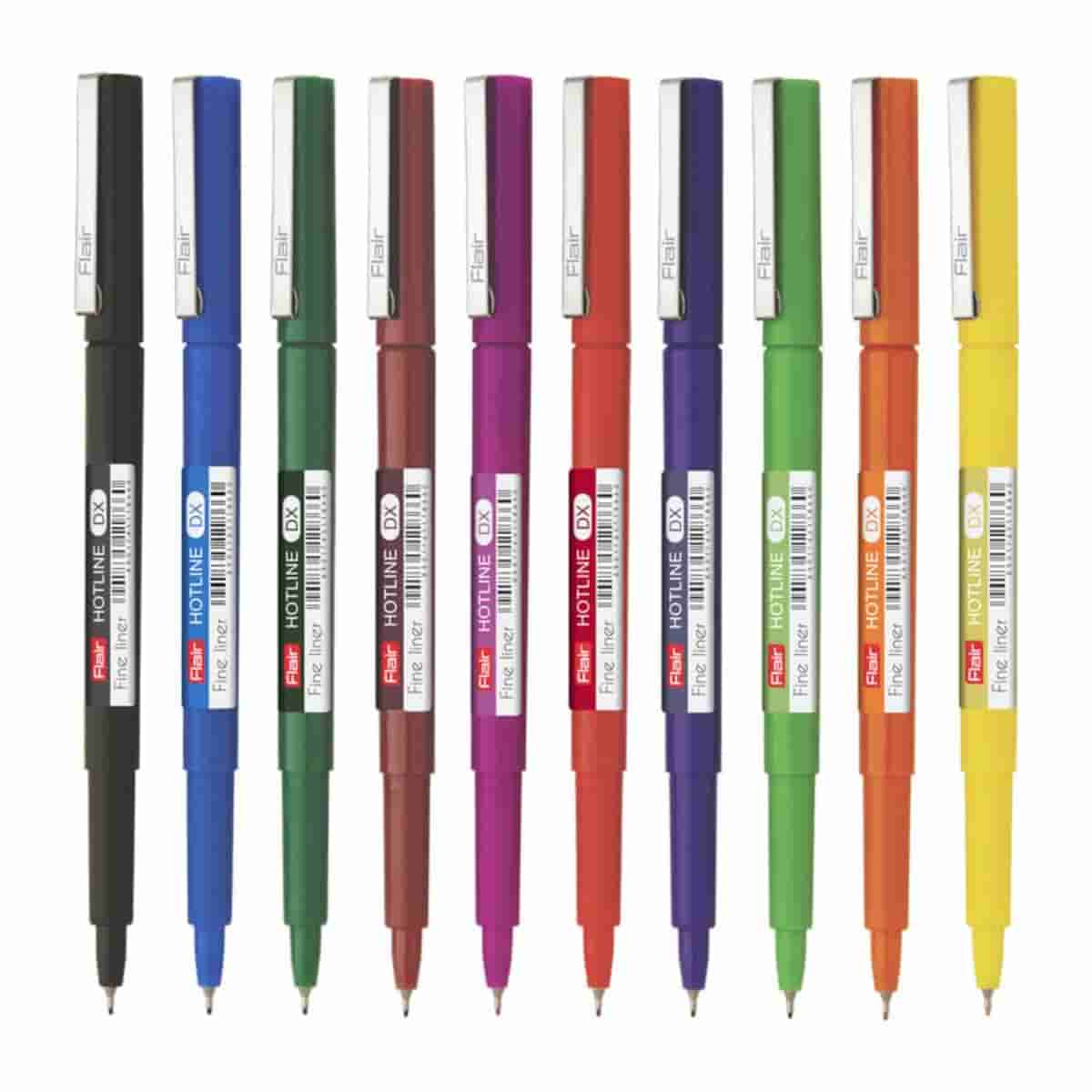 Flair Hotline Dx Fineliner Pen Set Of 10