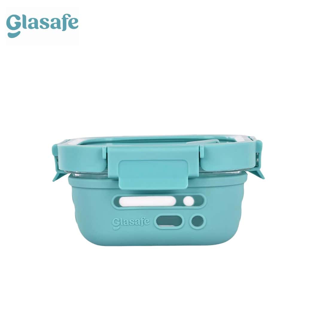 GLASAFE FRESH GRIP TIFFIN MELLOW MIST 320ML-GREEN COLOR