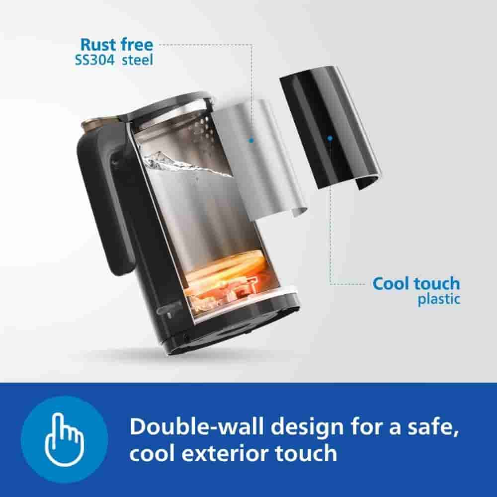 1.5 Litre Double Walled Eletric Kettle HD9378