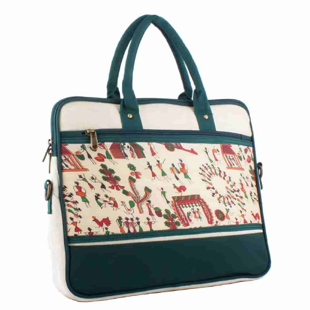 Eco-Friendly Green Jute Laptop Sleeve