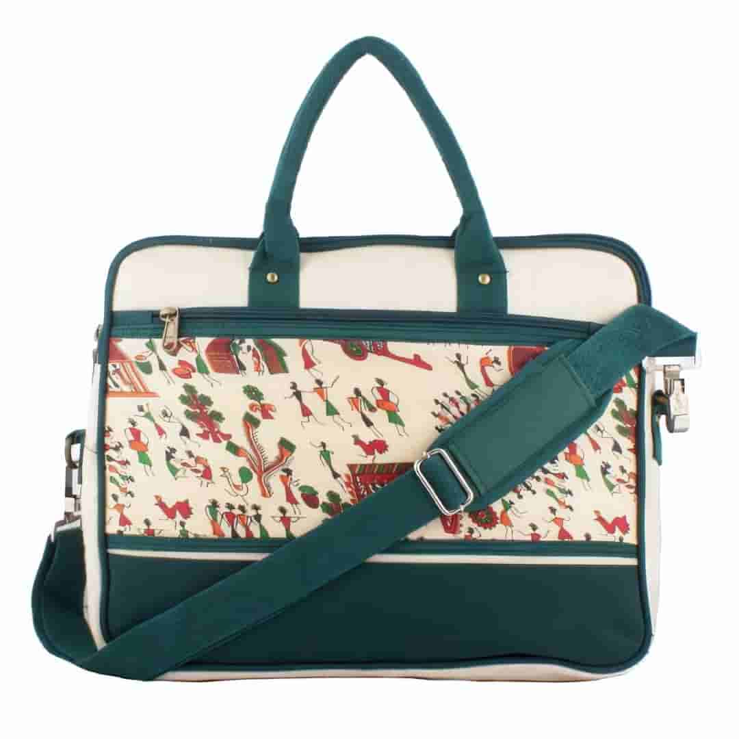 Eco-Friendly Green Jute Laptop Sleeve