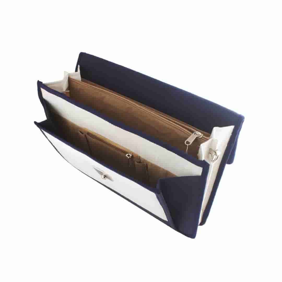 Eco-Friendly Blue Jute Back to School Bag