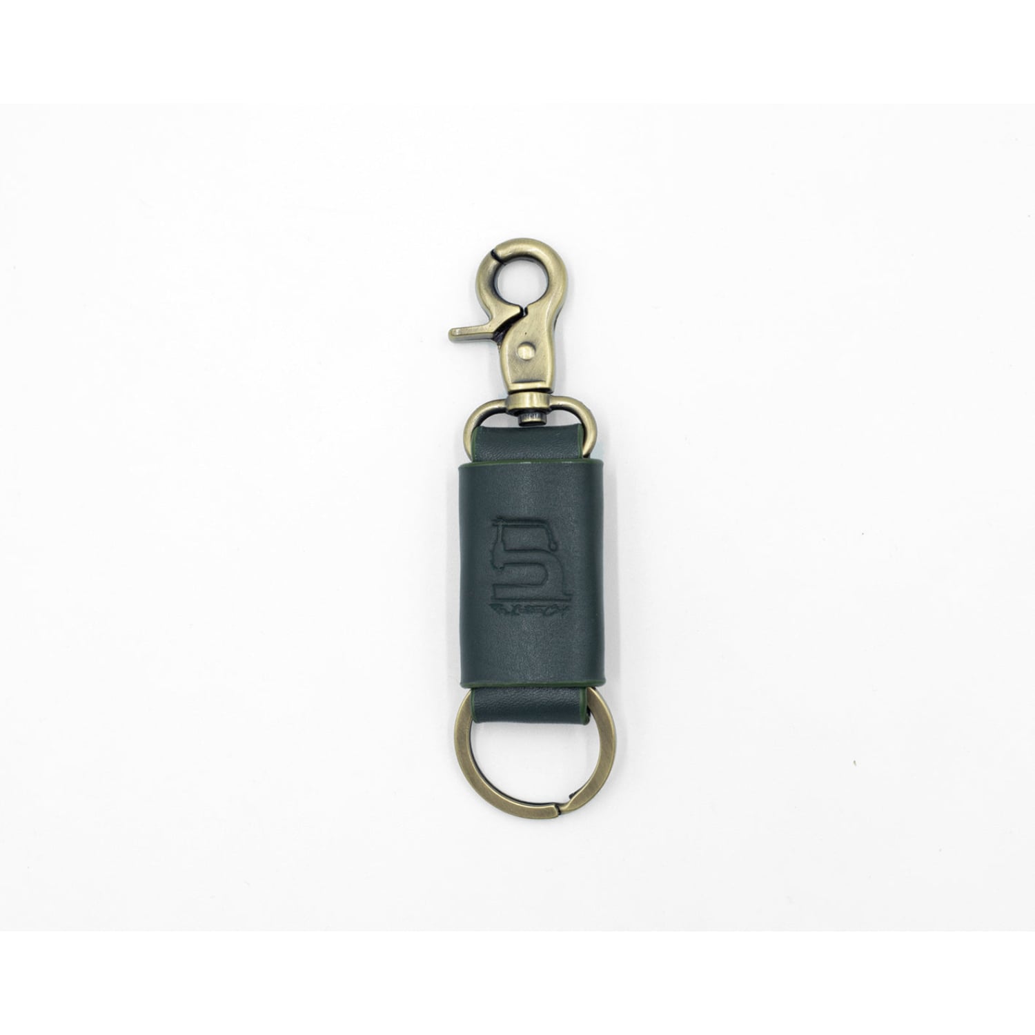 Leather Chef Leather Key Loop (Army Green)