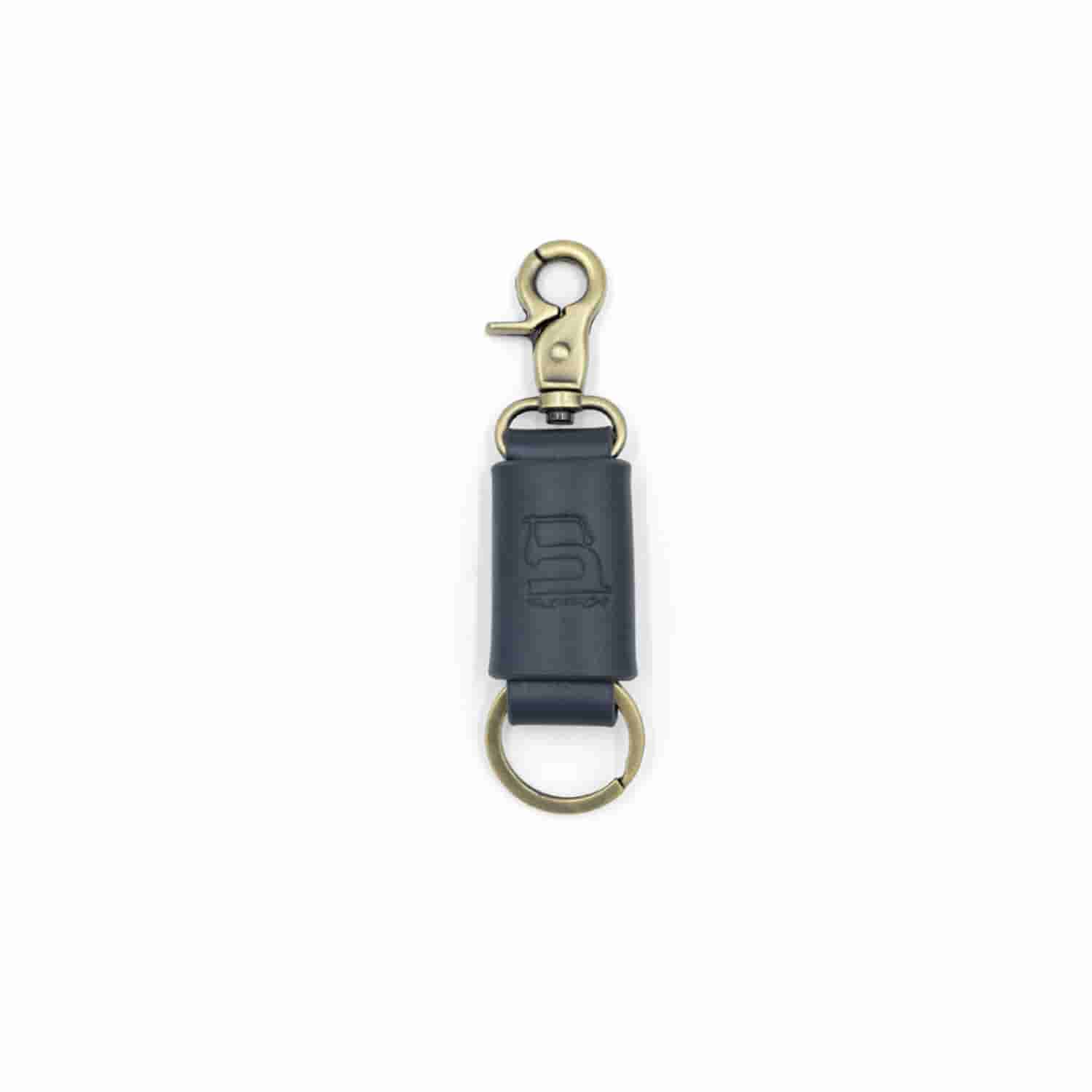 Leather Chef Leather Key Loop (Midnight Blue)
