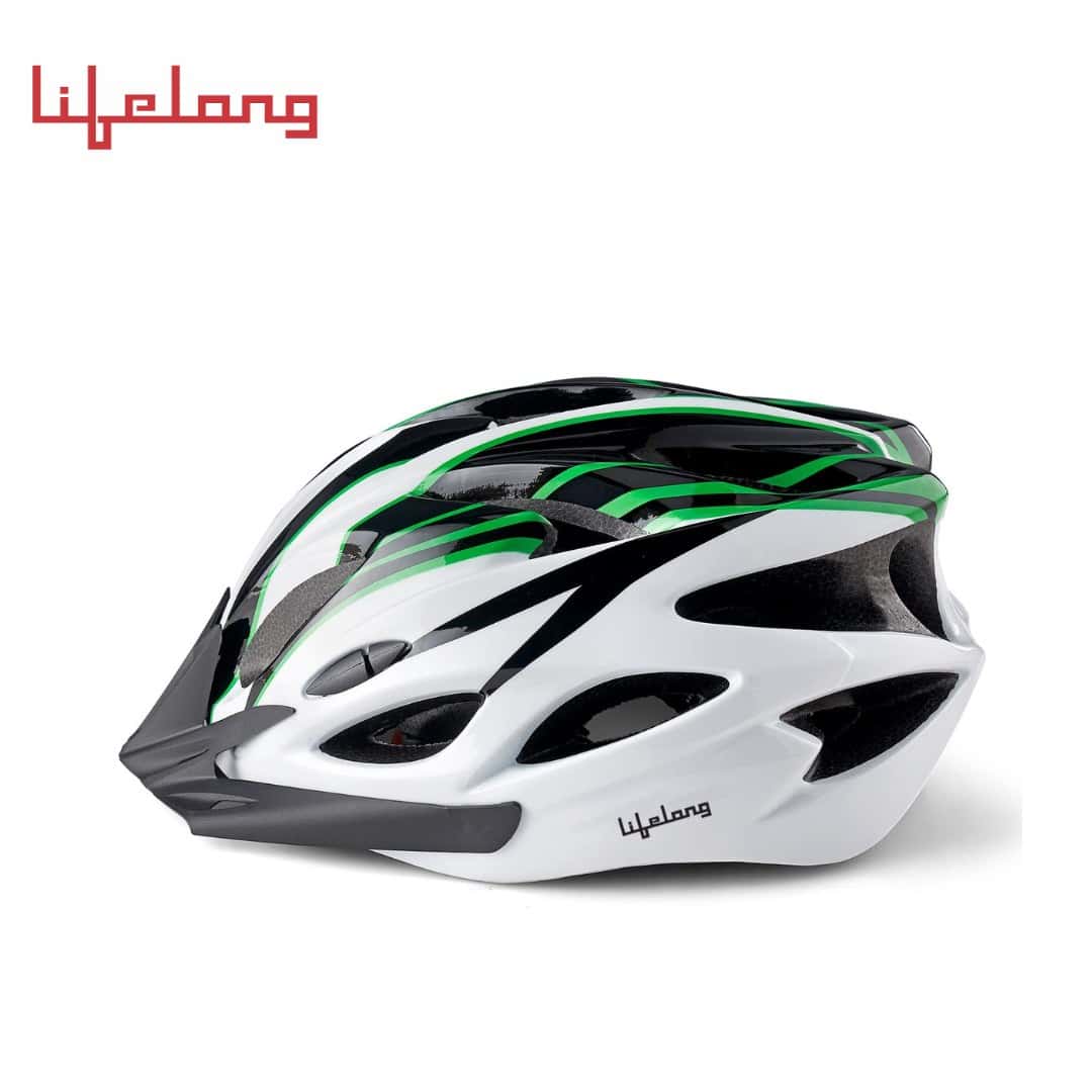 Lifelong Adjustable Cycling Helmet with Detachable Visor