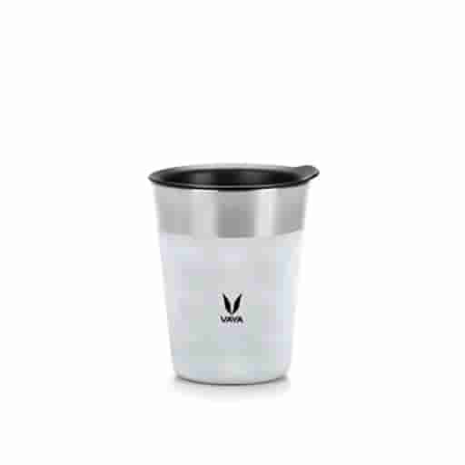 Vaya Stainless Steel Pop Cup without Hole - Cool Grey