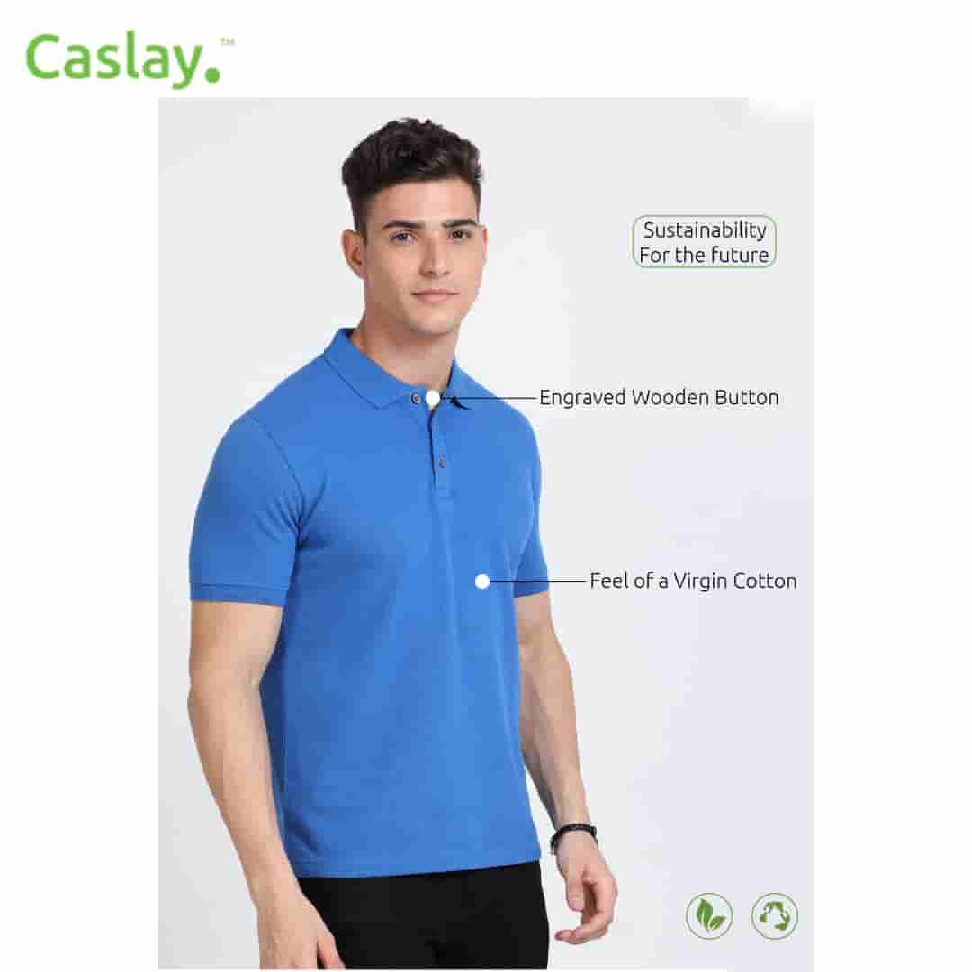 Caslay Polo T-Shirt - Royal Blue