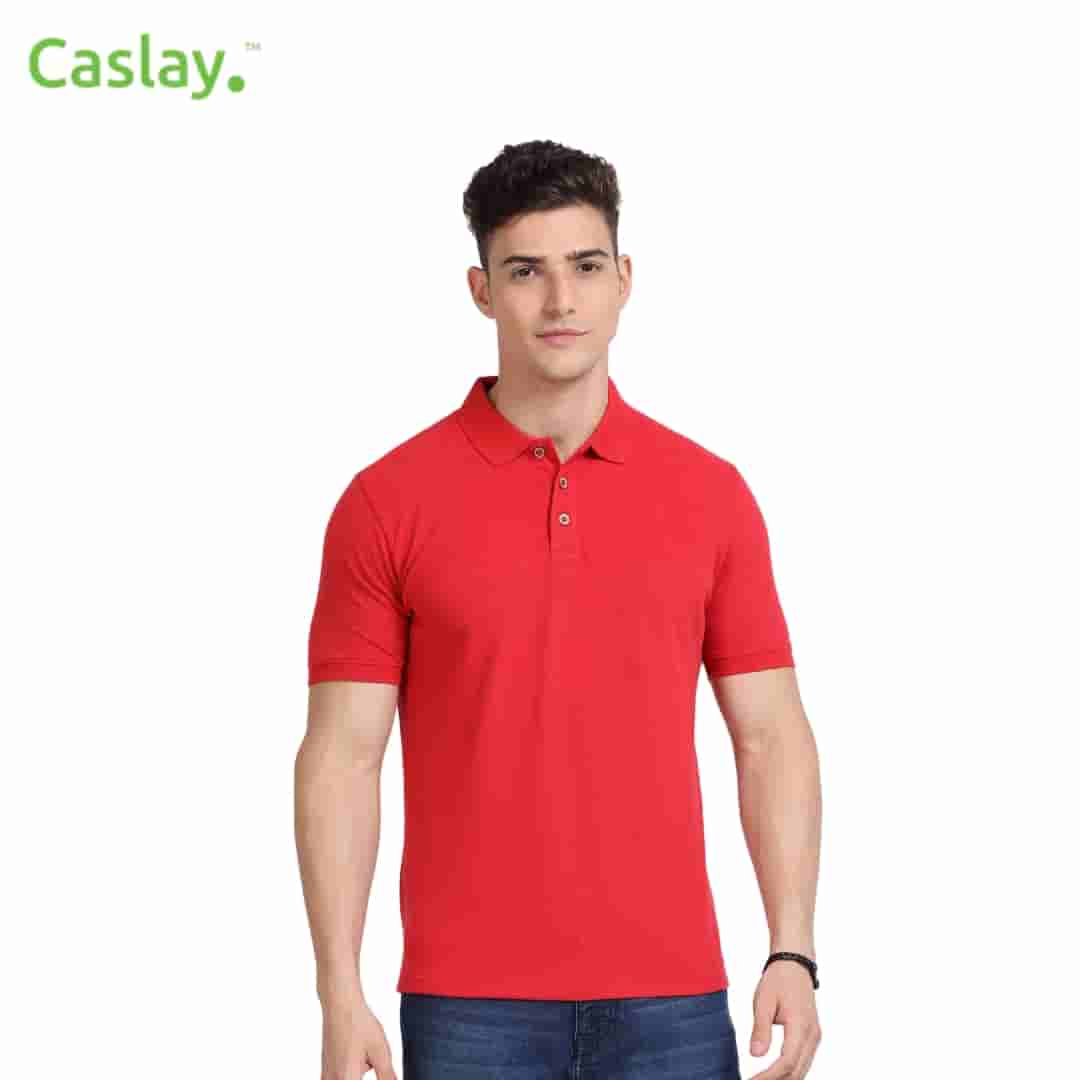 Caslay Polo T-Shirt - Red